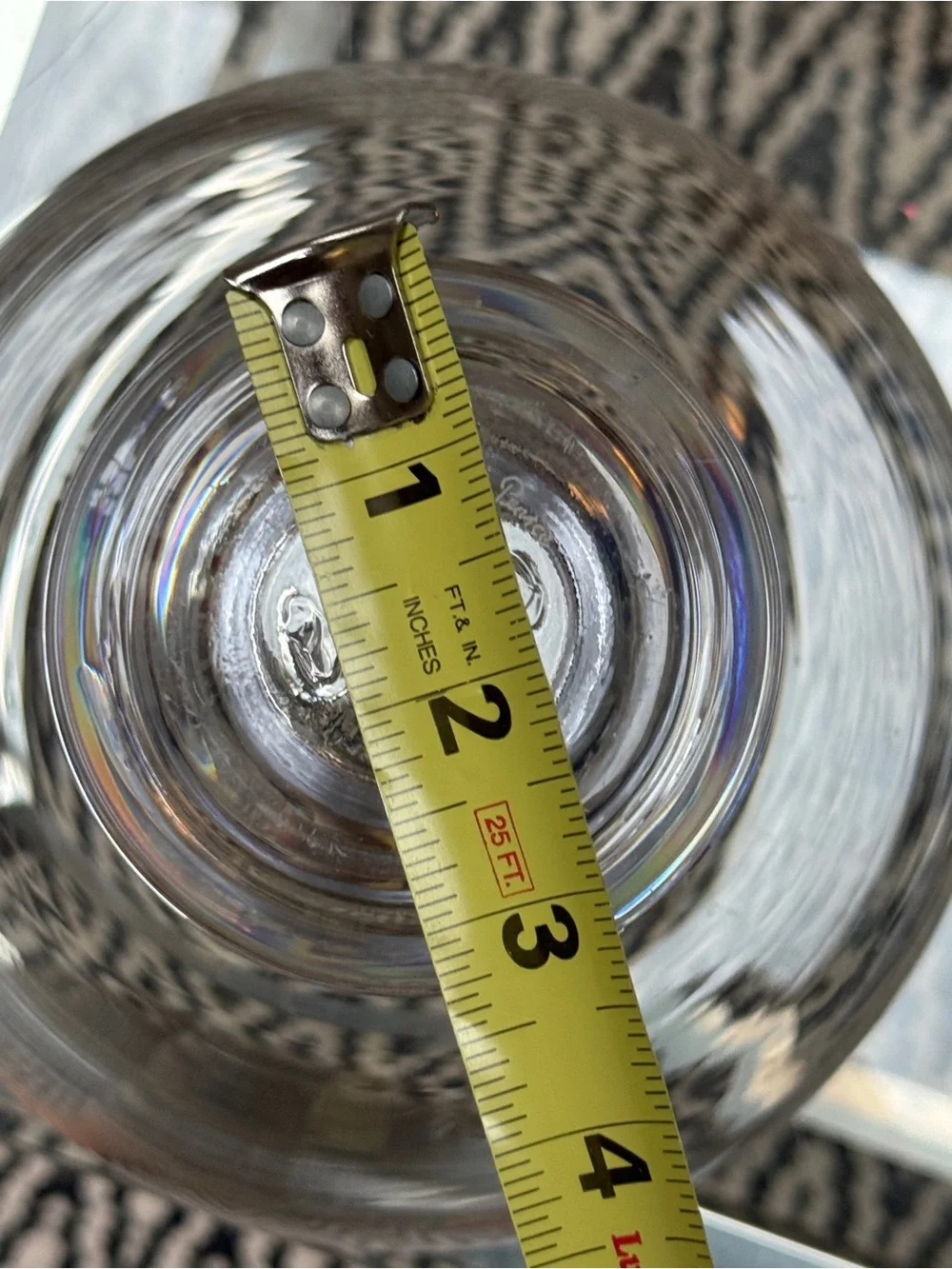 Signed Simon Pearce Hand-Blown Glass Footed Bowl